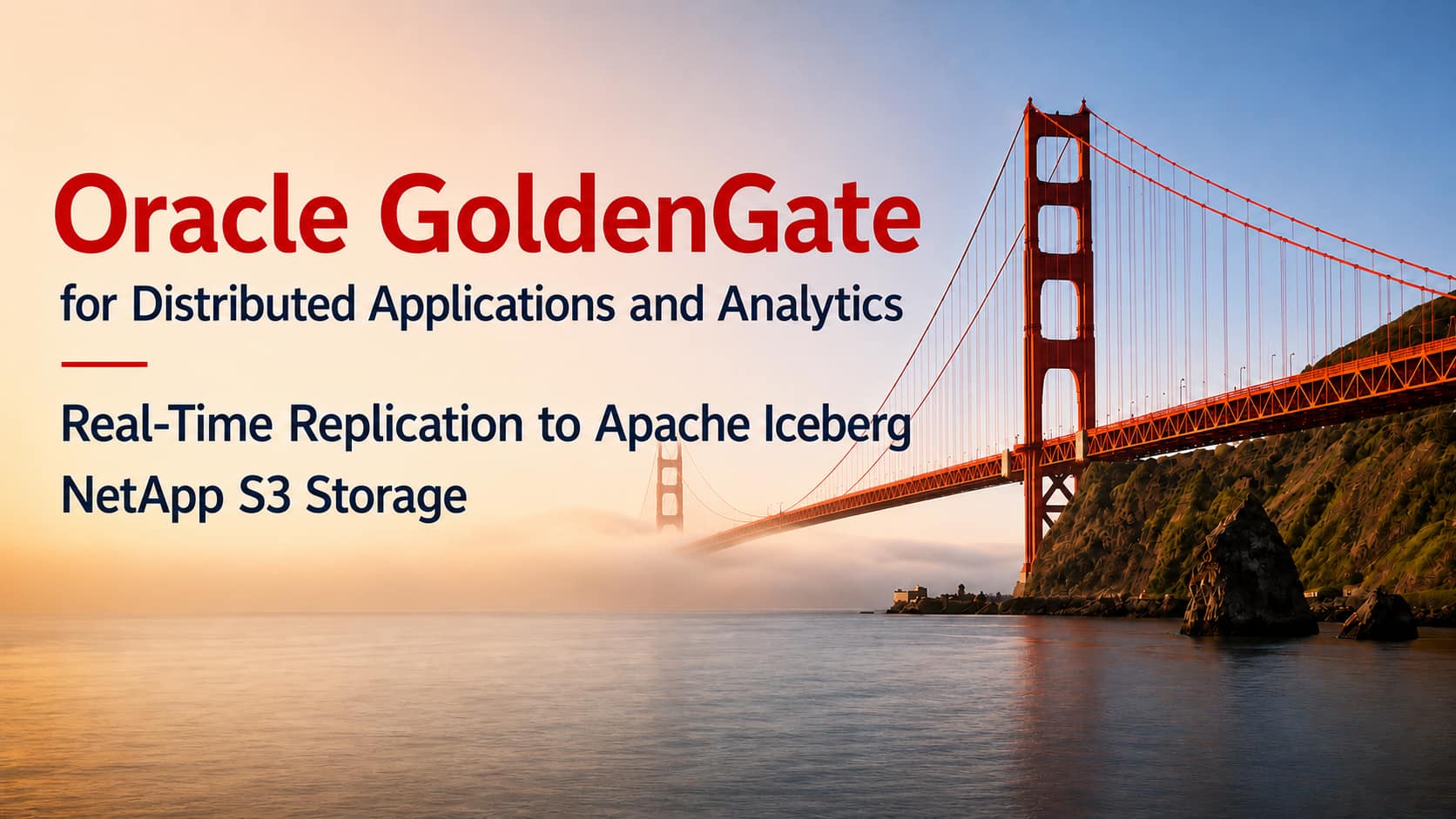 Apache Iceberg replication to NetApp S3 with Oracle GoldenGate for DAA 26ai