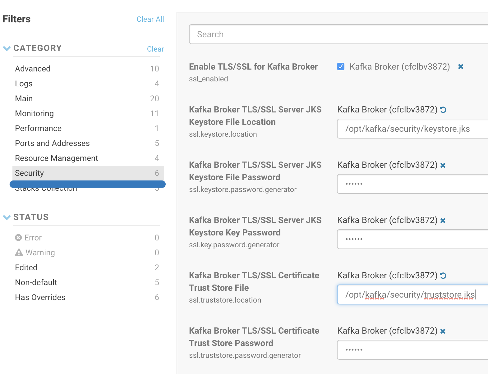 Secure Kafka Cluster