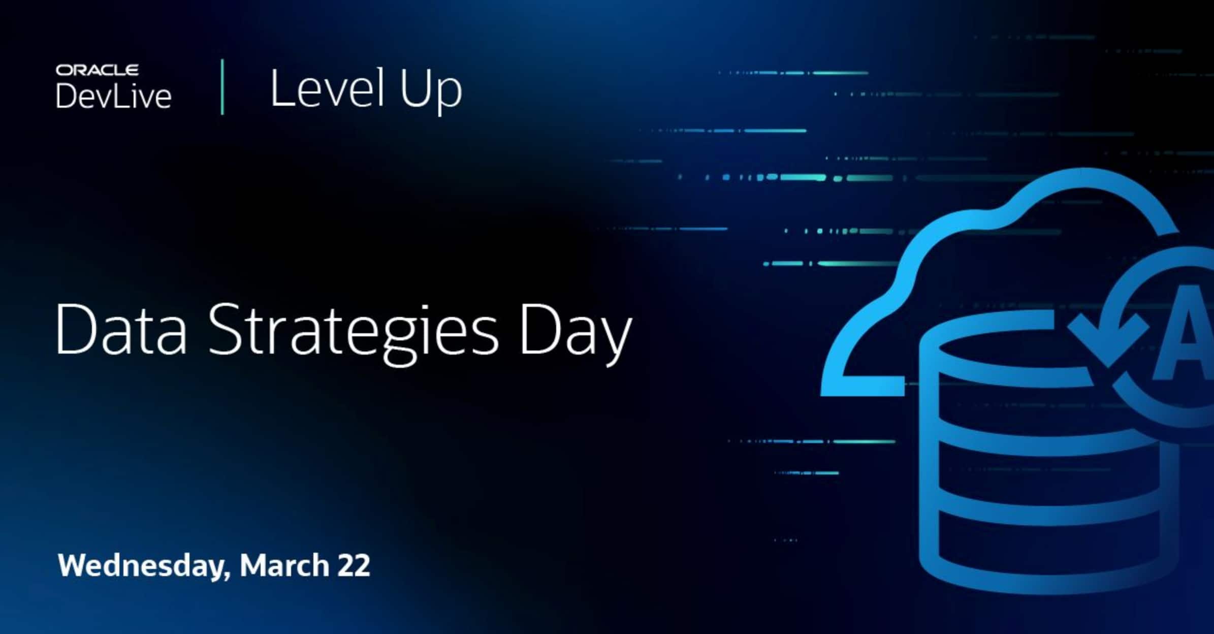 Why attend Data Strategies day at Level Up? | developers