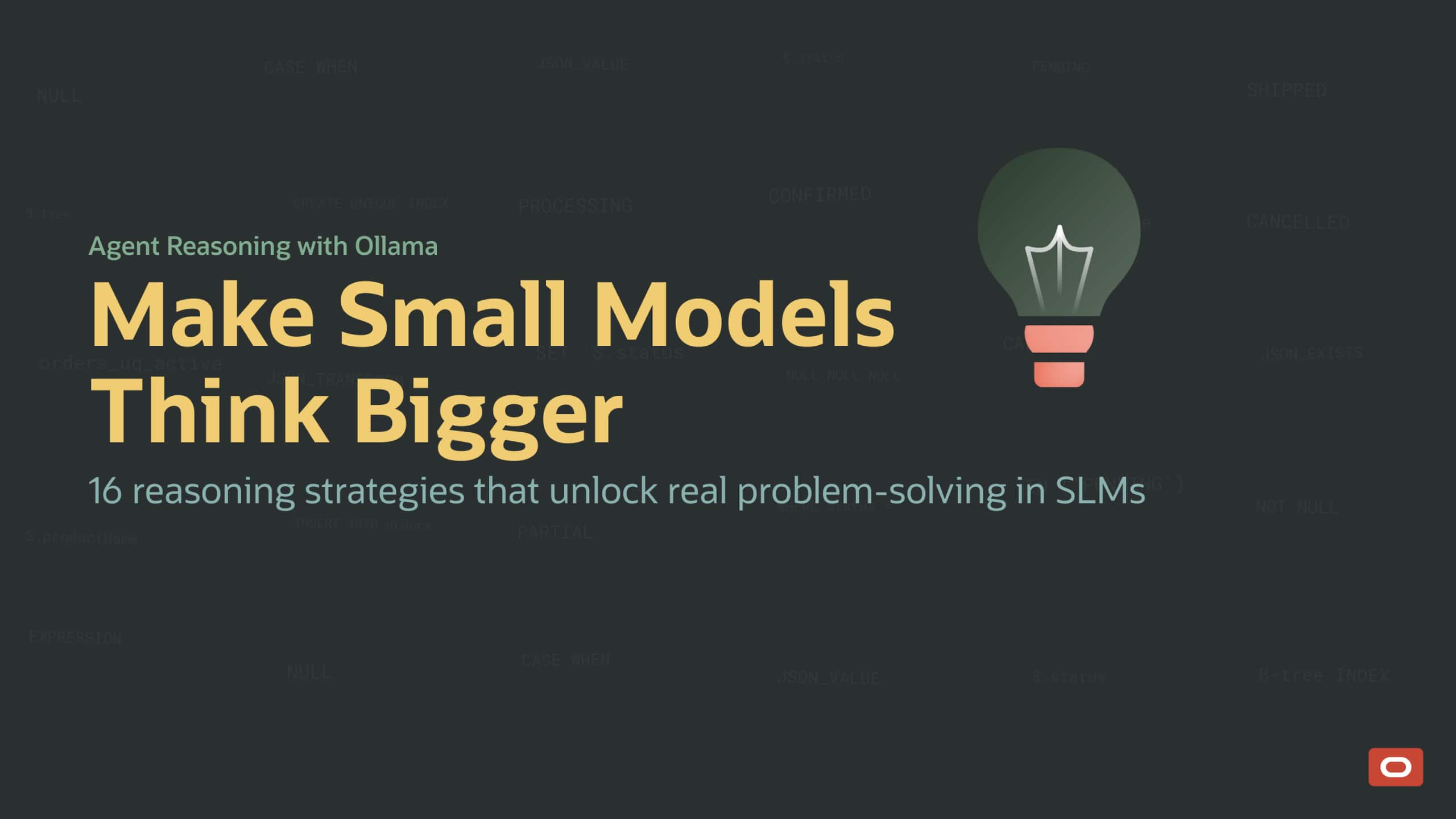 16 Ways to make a Small Language Model think bigger