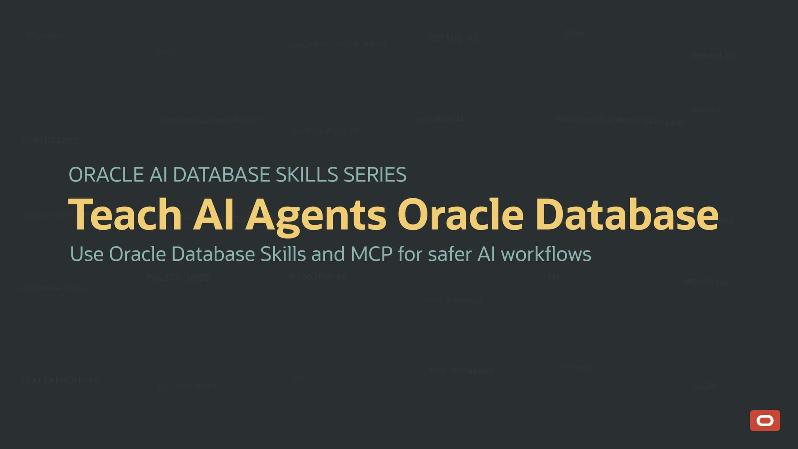 AI agents know SQL. Oracle Database Skills teach them Oracle