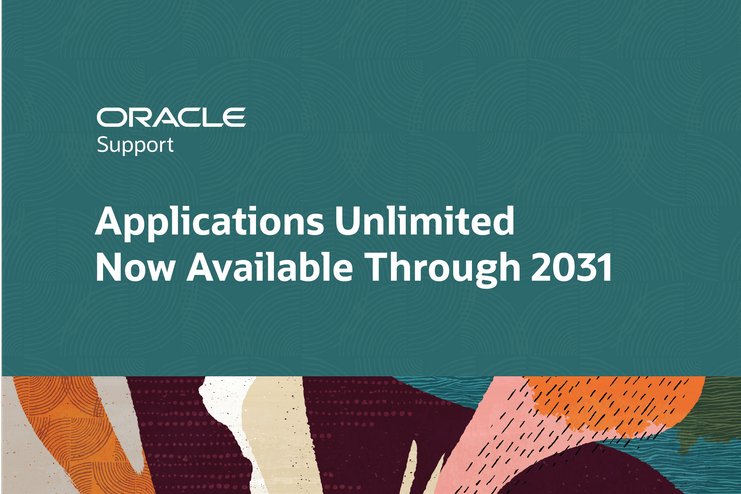 Count on Oracle Applications Unlimited—Now Available Through at Least 2031