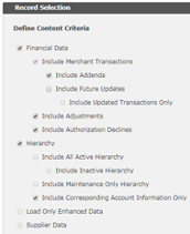A screenshot of a configuration window in SmartData showing the correct checkboxes recommended for integration with Cloud Expenses.