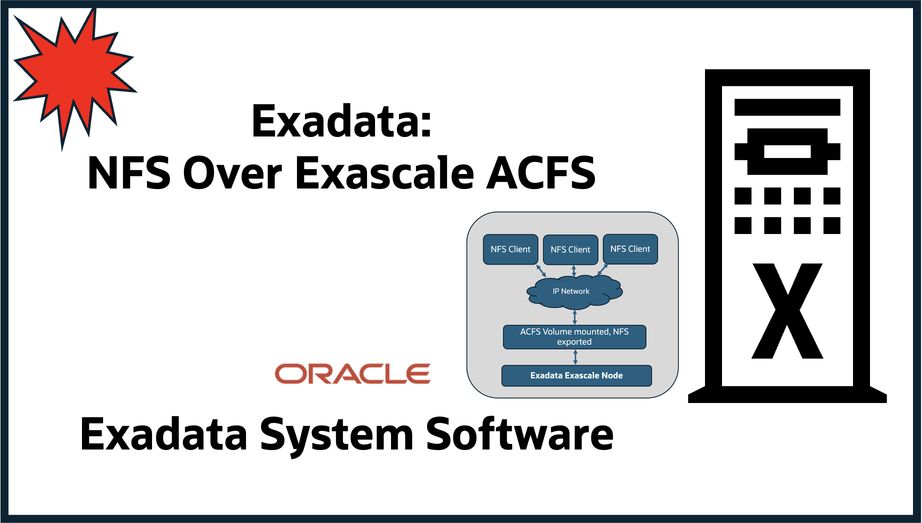 Exadata Versatility: NFS on Exascale ACFS for Scalable, Shared File Access