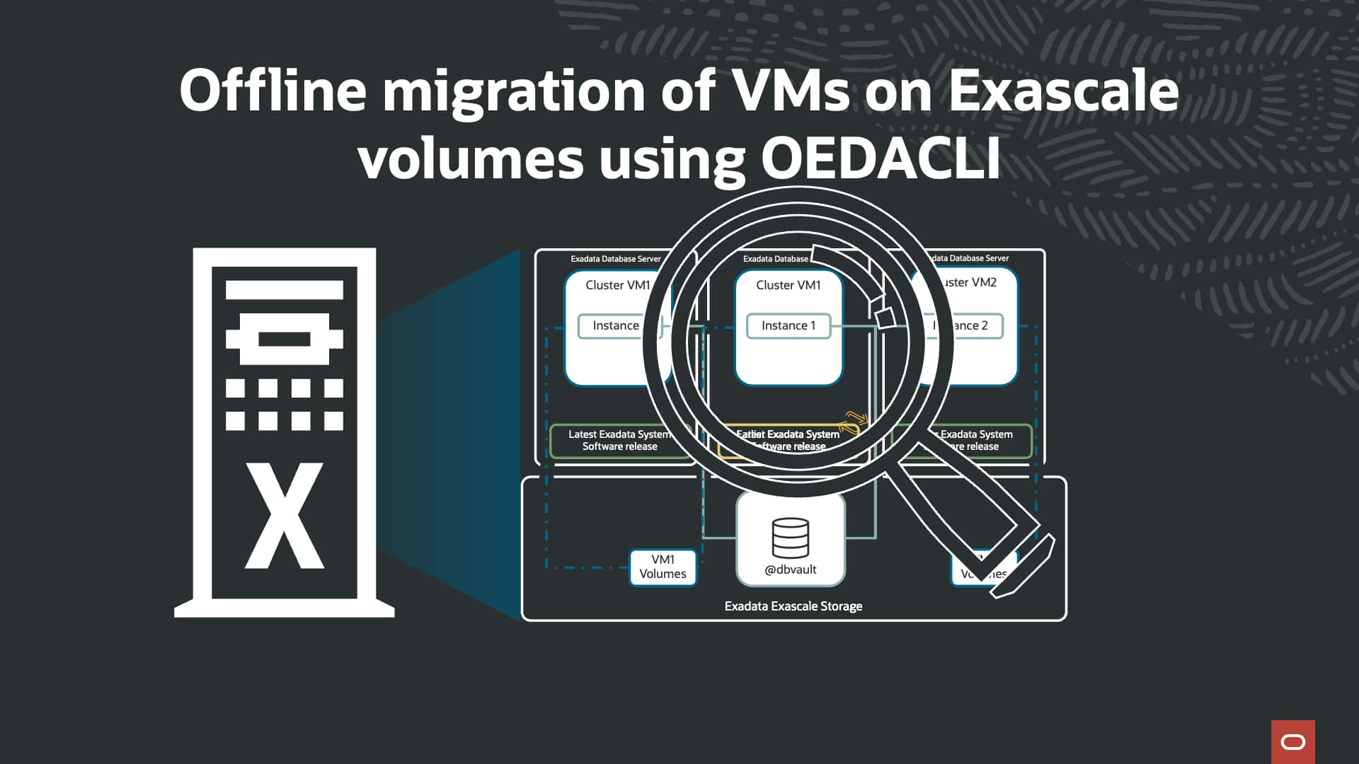 Using OEDACLI for offline migration of Exadata VMs between KVM hosts