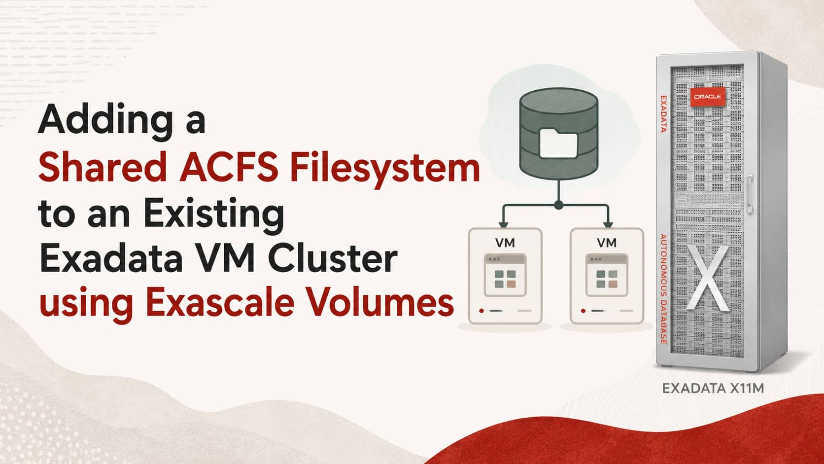 Adding a Shared ACFS Filesystem to an Existing Exadata VM Cluster using Exascale Volumes
