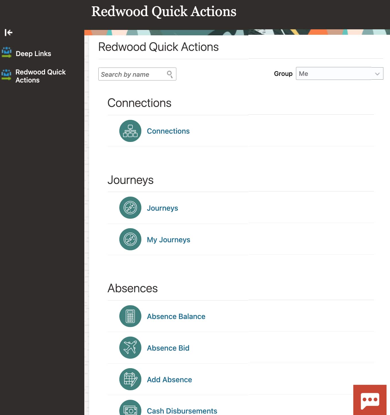 Redwood Quick Actions | fusioncoe