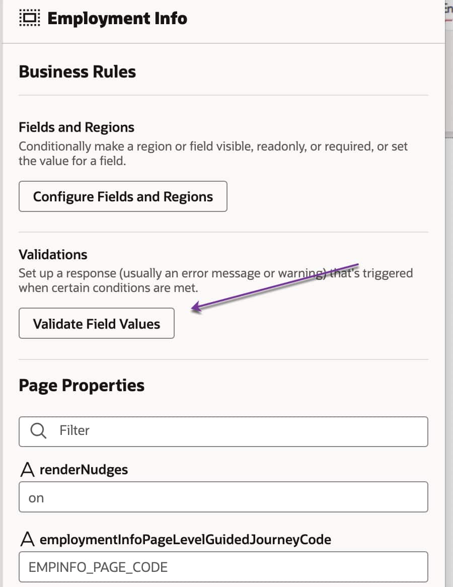 Defaulting and Validation using Visual Builder Studio in Oracle Cloud HCM
