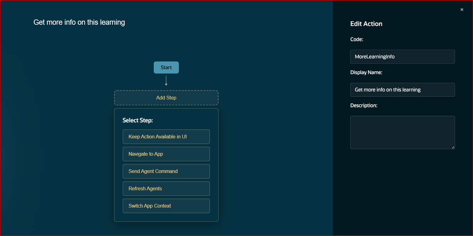 Using the Builder UI for Agentic Apps | fusioncoe
