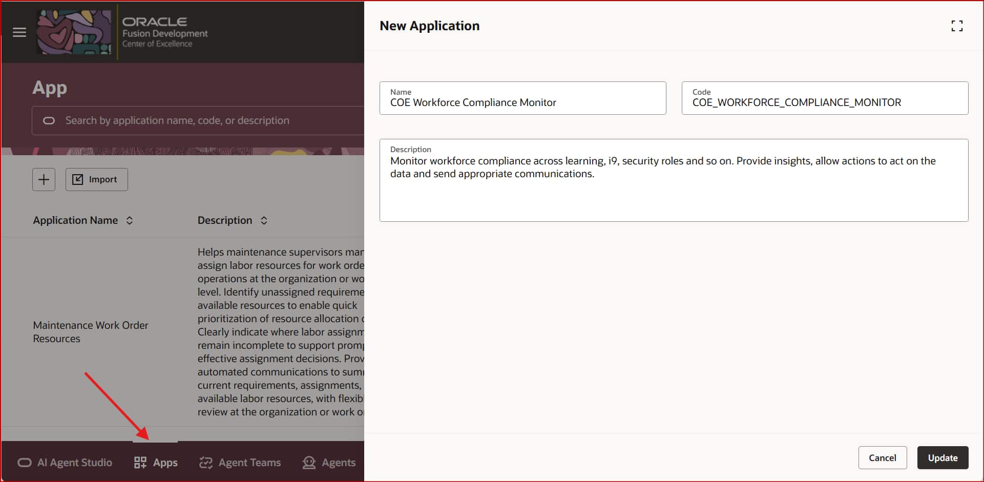 Using the Builder UI for Agentic Apps | fusioncoe