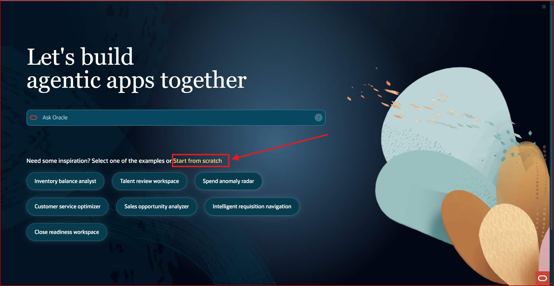 Using the Builder UI for Agentic Apps | fusioncoe