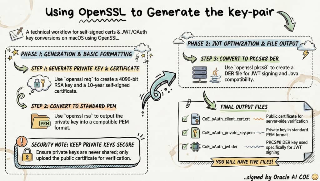 Key pair using openSSL