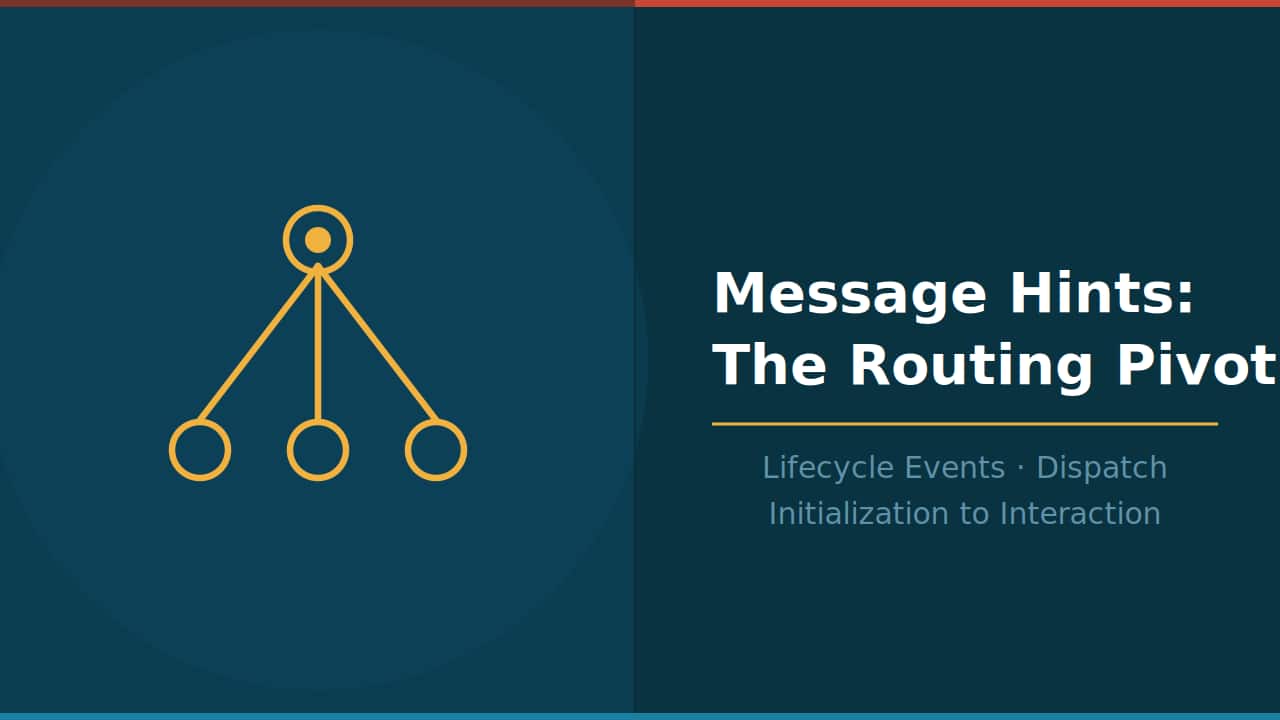 Agentic Apps – Message Hints
