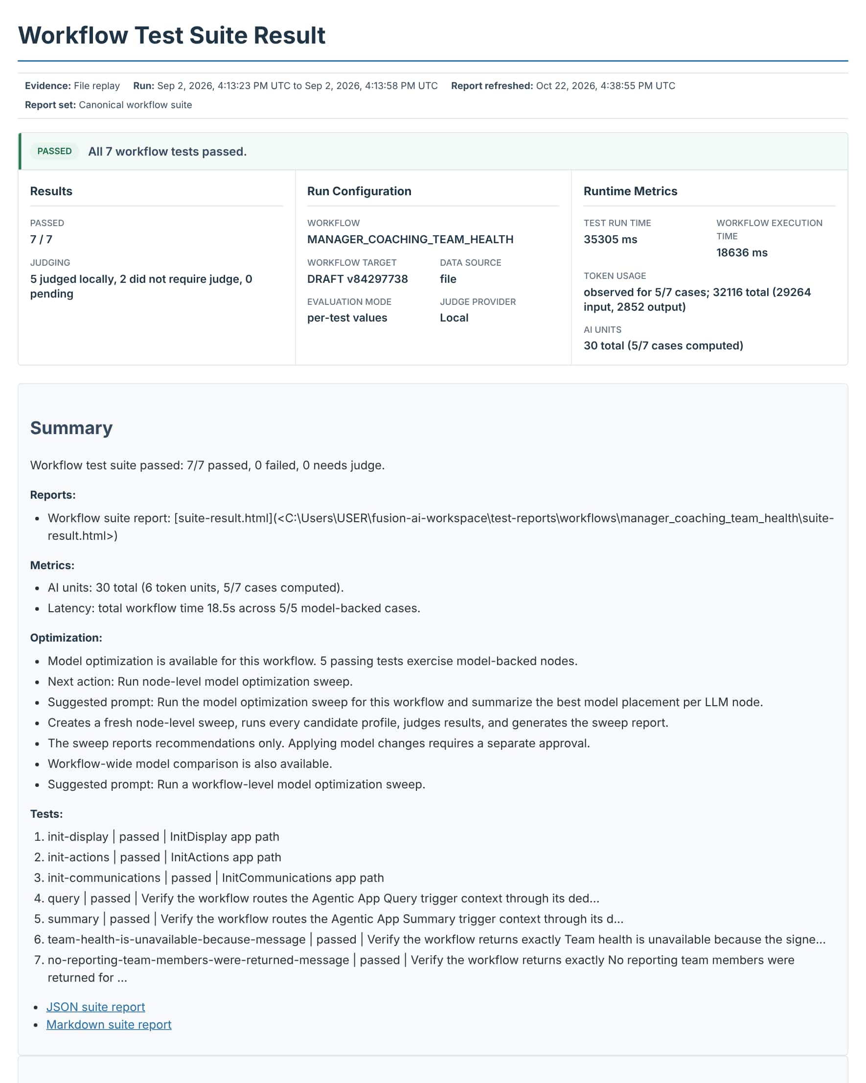 Or Optimisation Modelling Test an Agentic App and its agents thoroughly | fusioncoe