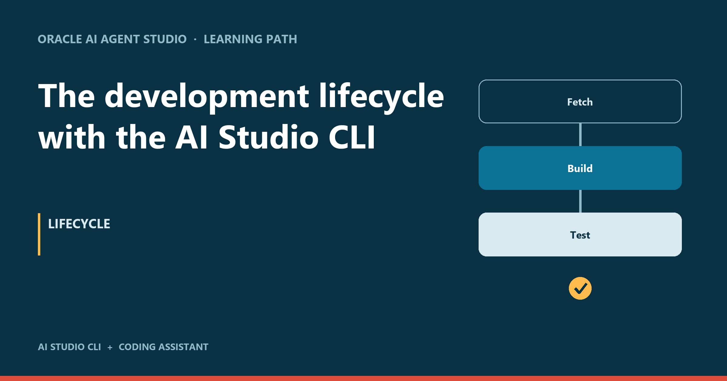 The Development Lifecycle with the AI Studio CLI
