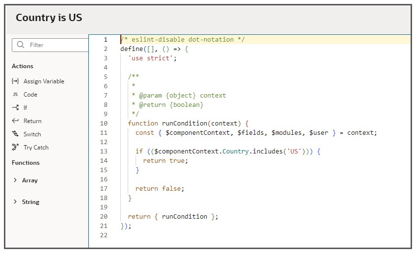 Code editor