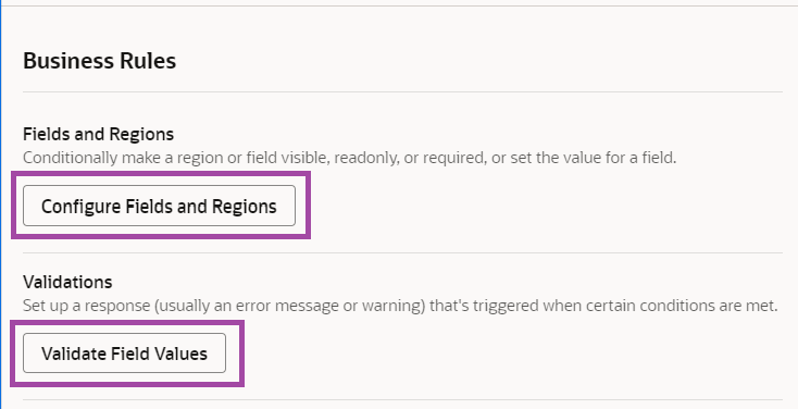 BR Condition and Validation