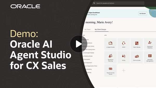 Oracle AI Agent Studio for CX Sales