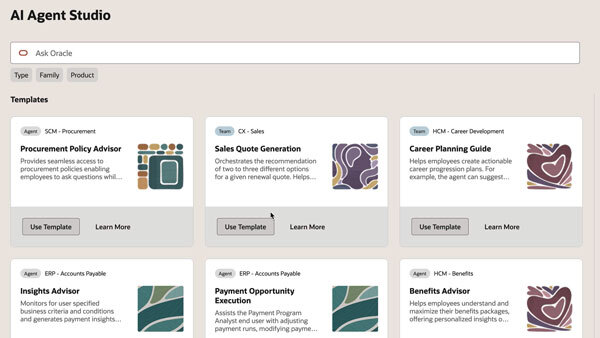 New—Oracle AI Agent Studio for Fusion Apps