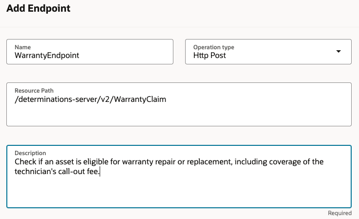Adding a Fusion AI endpoint
