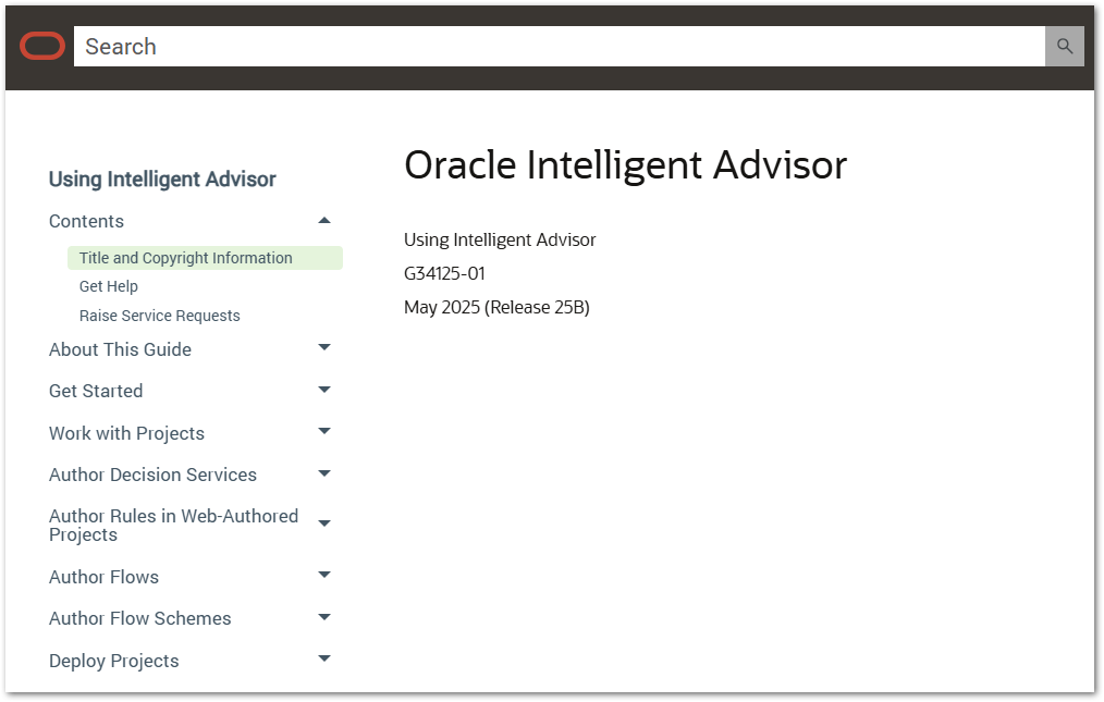 The Using Intelligent Advisor guide