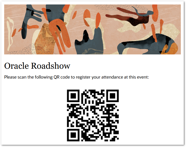 A generated form from an Intelligent Advisor interview showing a QR code created from the provided URL