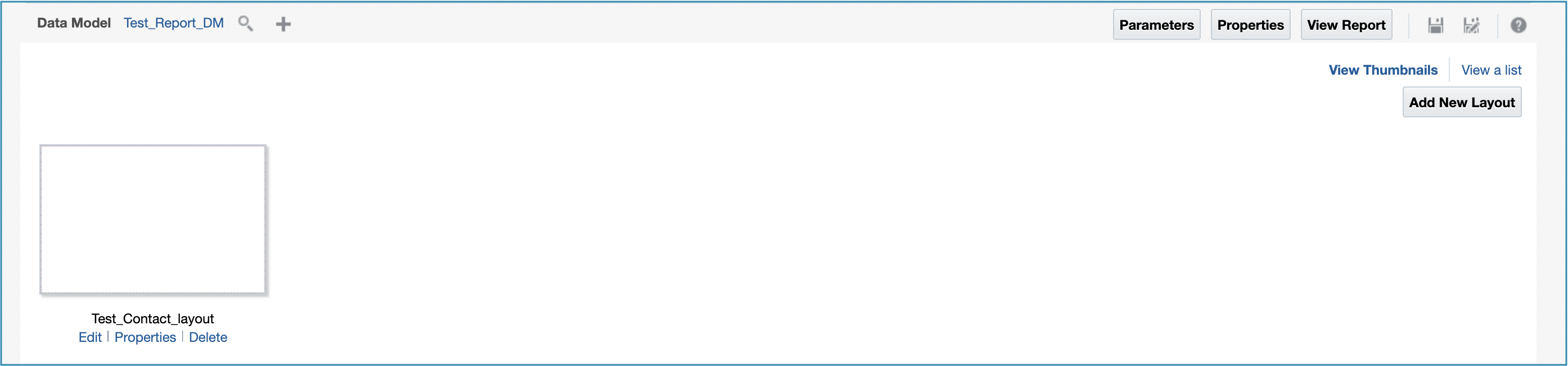 View report button
