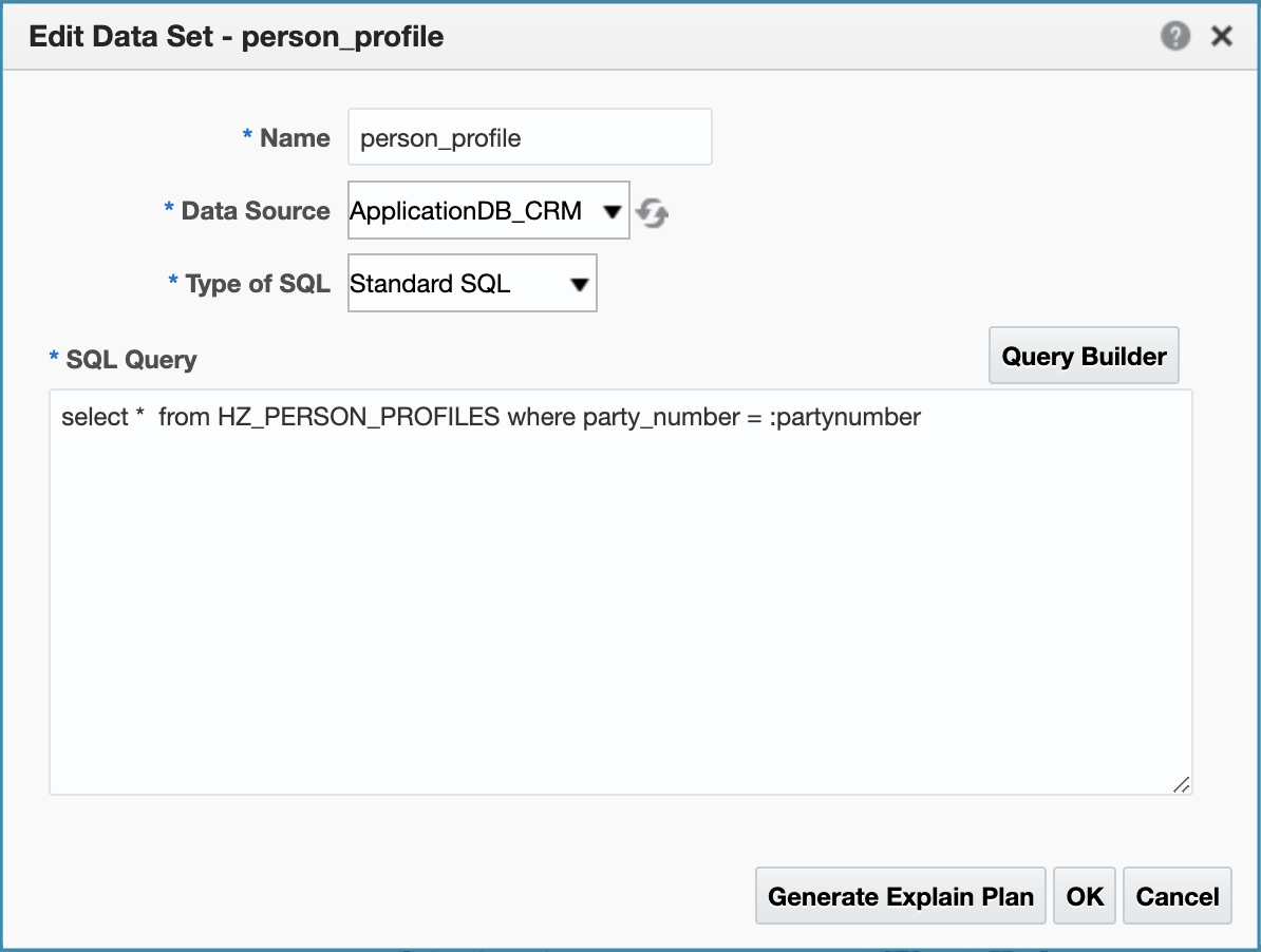 Adding parameter to data model