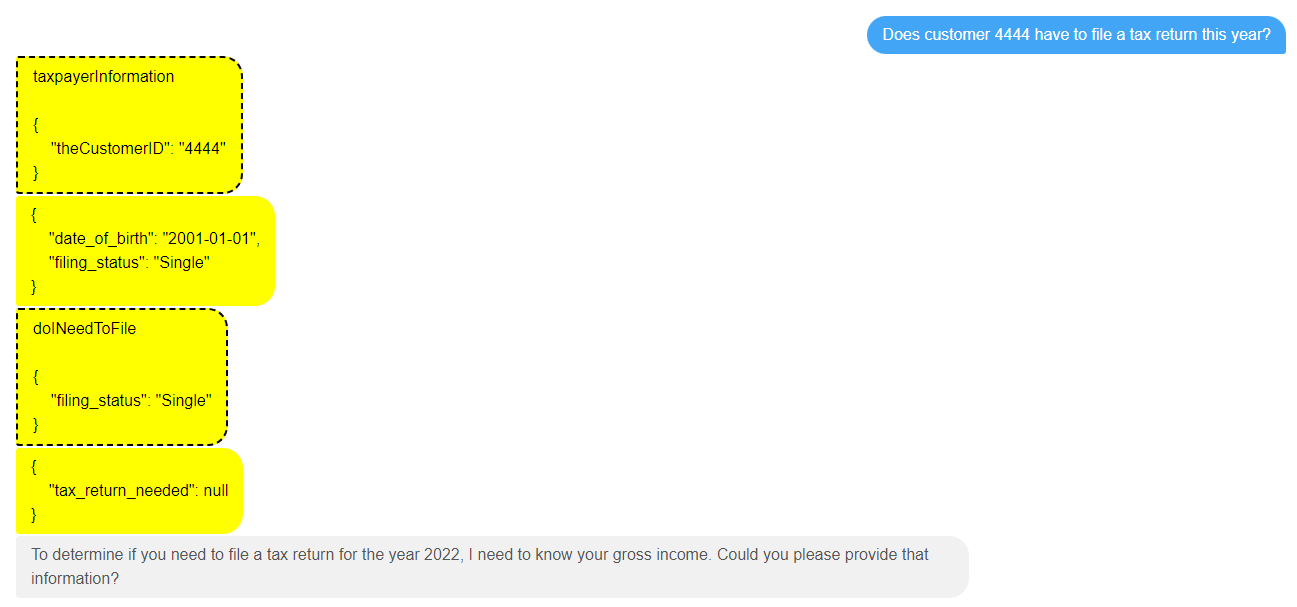 A screenshot of a chat