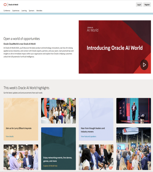 Oracle Integration at AI World