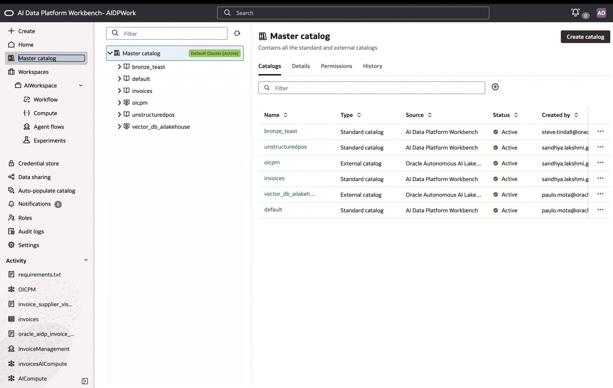 Connecting Oracle AI Data Platform Agent Flows to OIC MCP Tools for ...