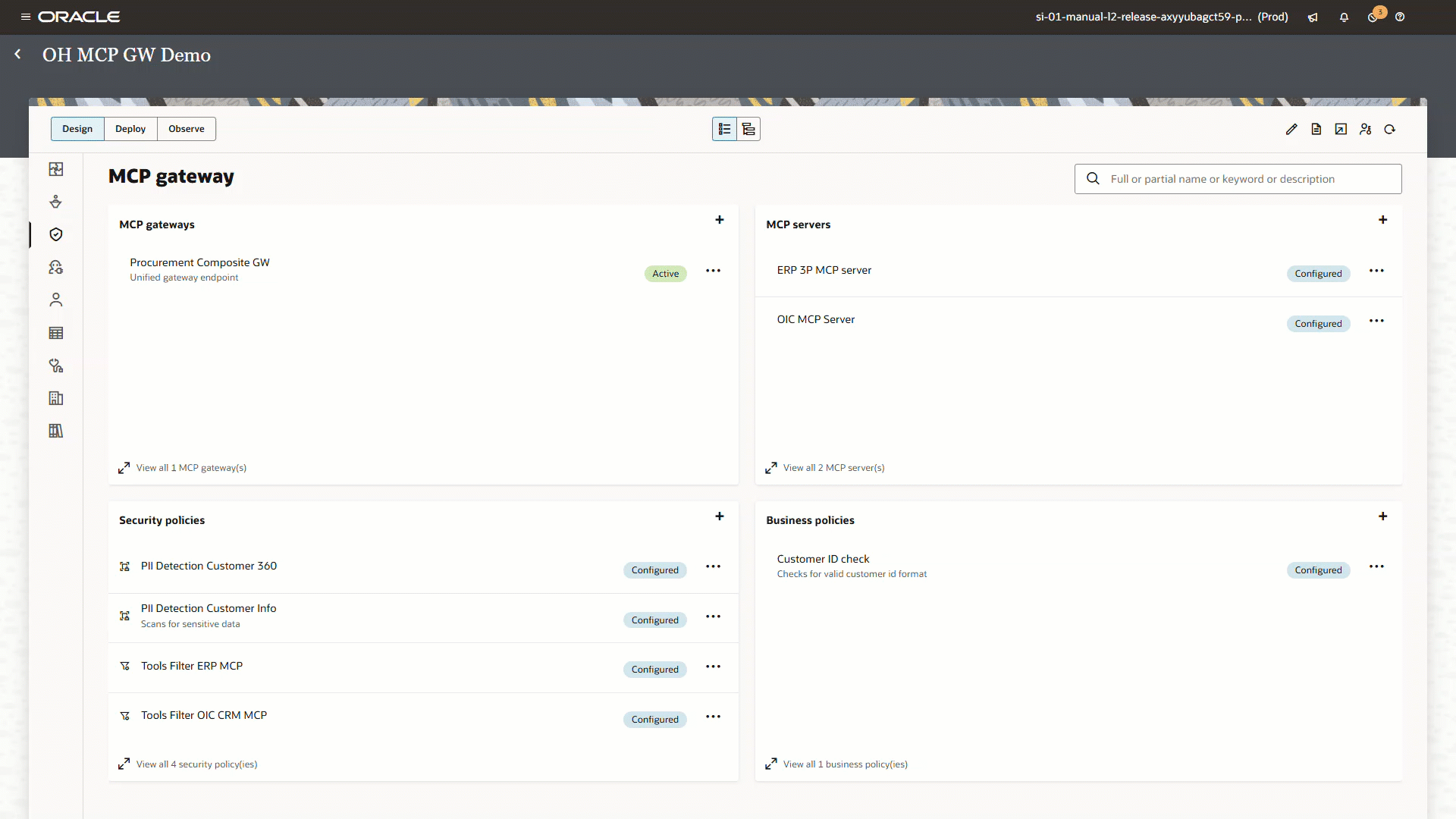 Gateway observeability