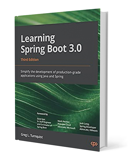 Learning Spring Boot 3.0, third edition