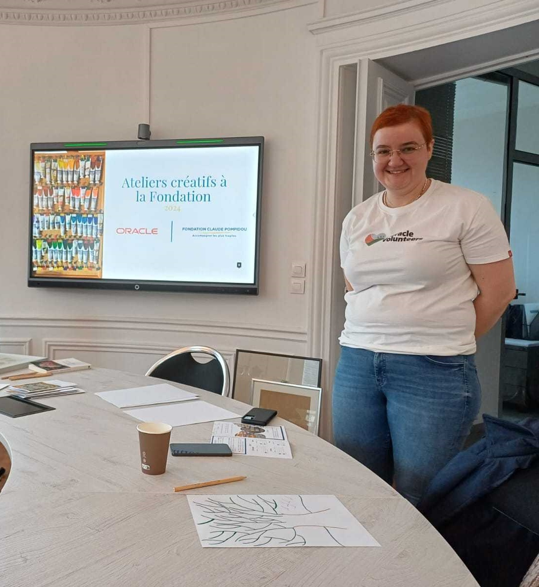 Volunteering activity with the Claude Pompidou Foundation