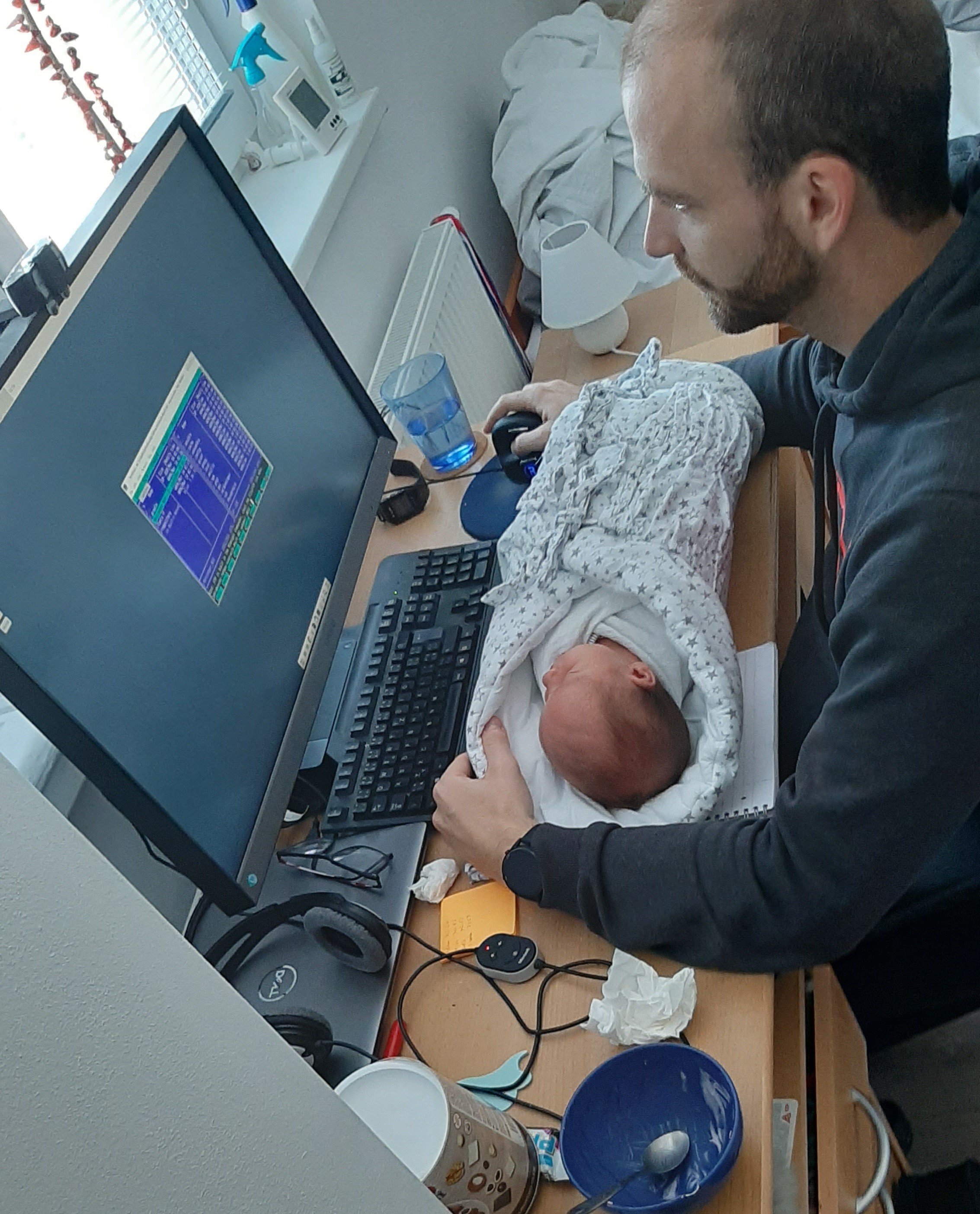 First-time dad Pavol Hrabovsky