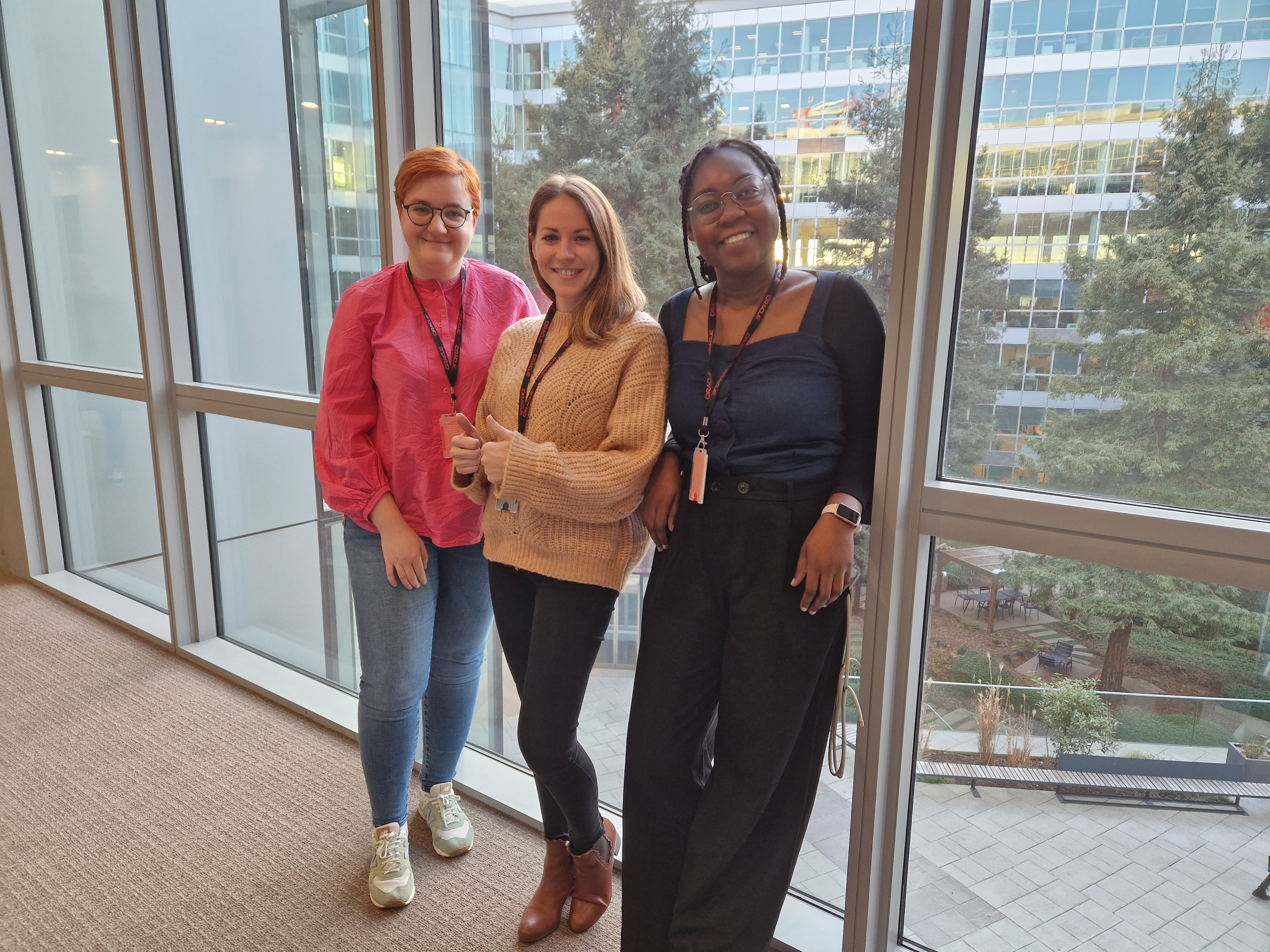 Iulia with her GenO colleagues in France