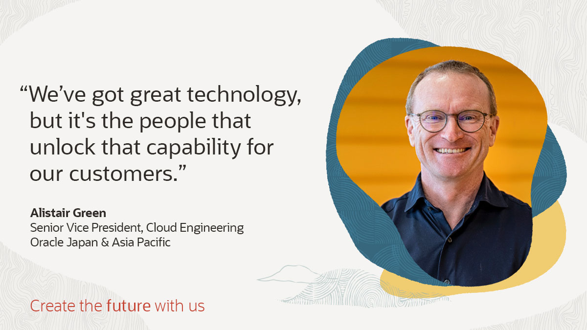 Taking the lead: Three years at Oracle – Alistair Green