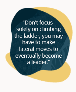 Lateral moves are ok when you are moving towards leadership