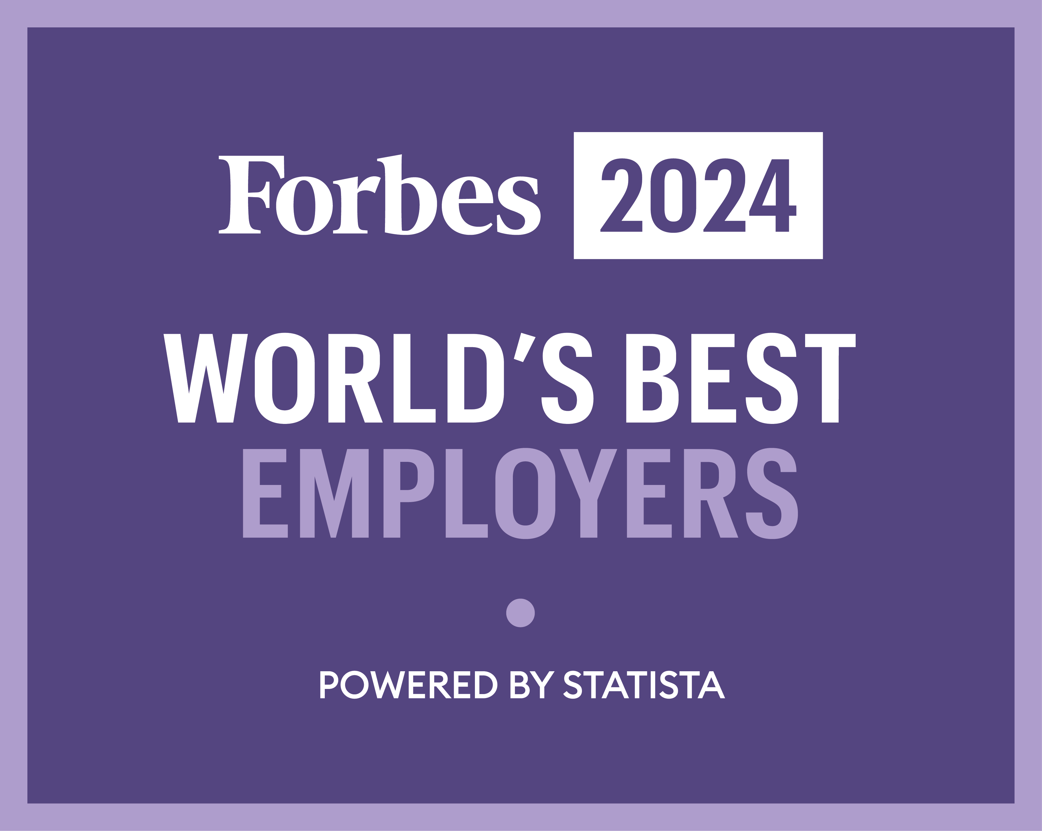 Forbes World's Best Employer 2024 (Powered By Statista)