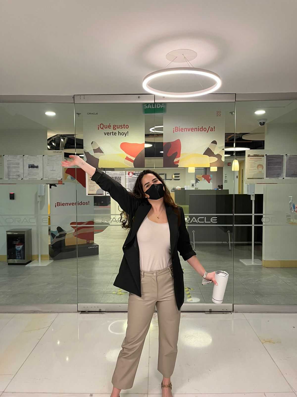 Woman in Mexico City office