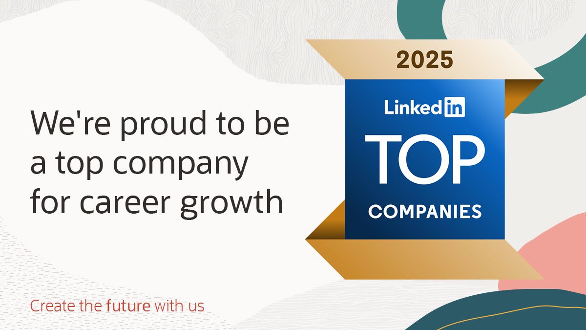 We're proud to be a top company for career growth.