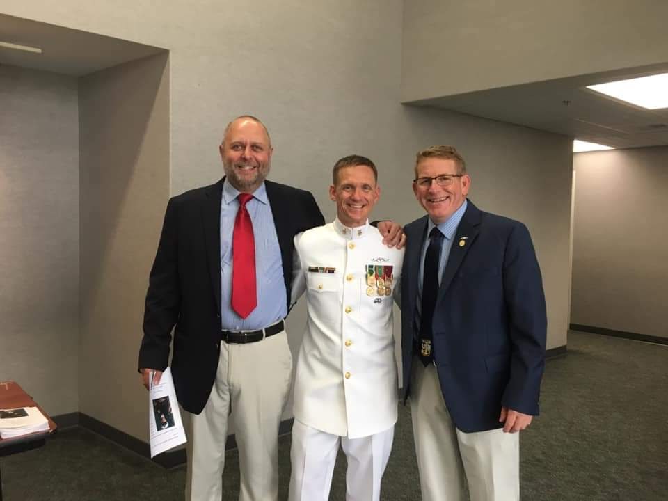 Scott with mentors