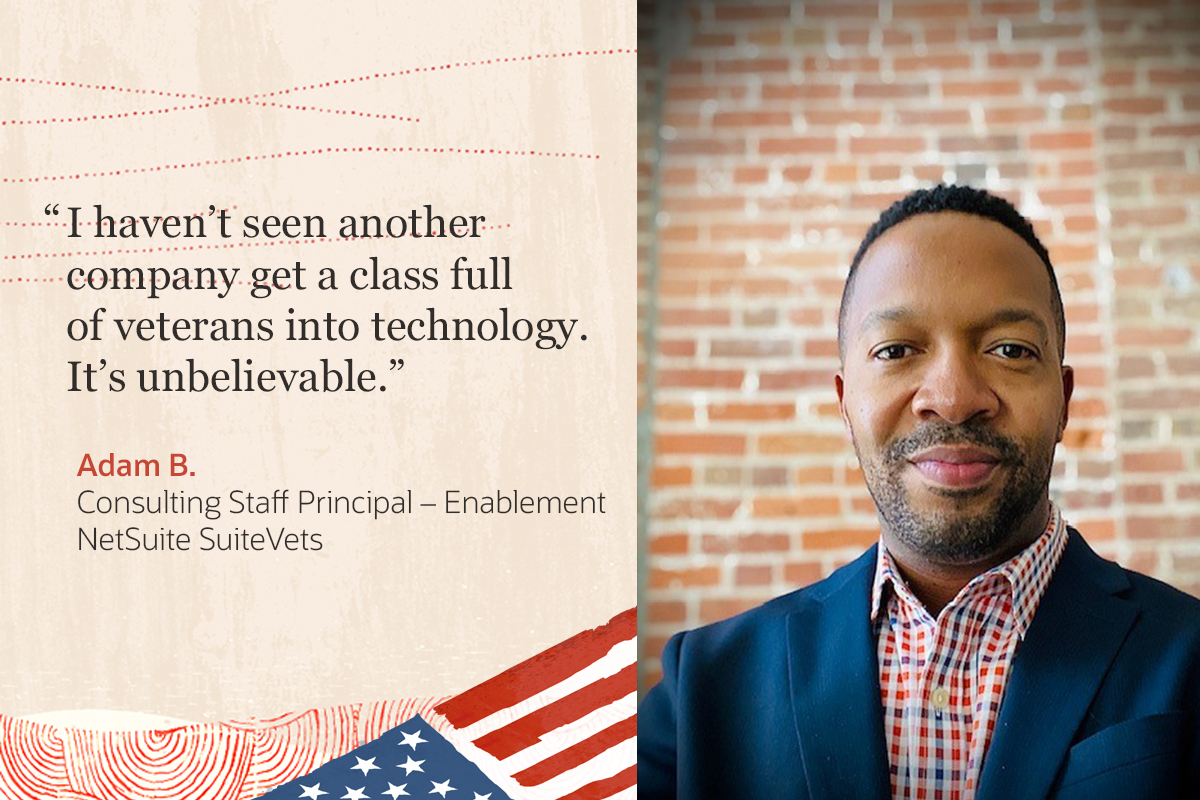 Joining SuiteVets: Army veteran trains in ERP consulting to transition from the military