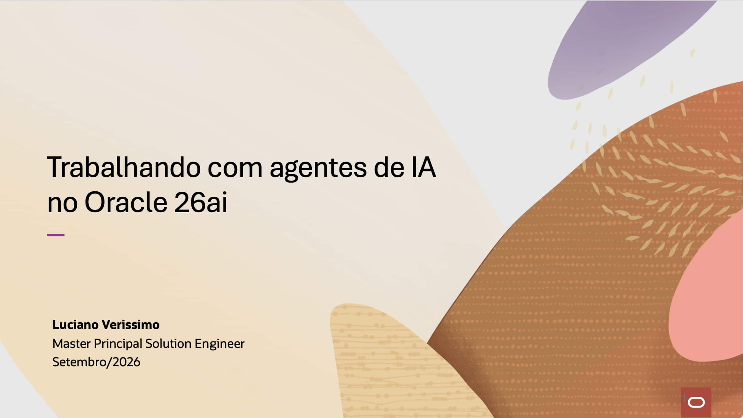 Trabalhando com agentes de IA no Oracle 26ai