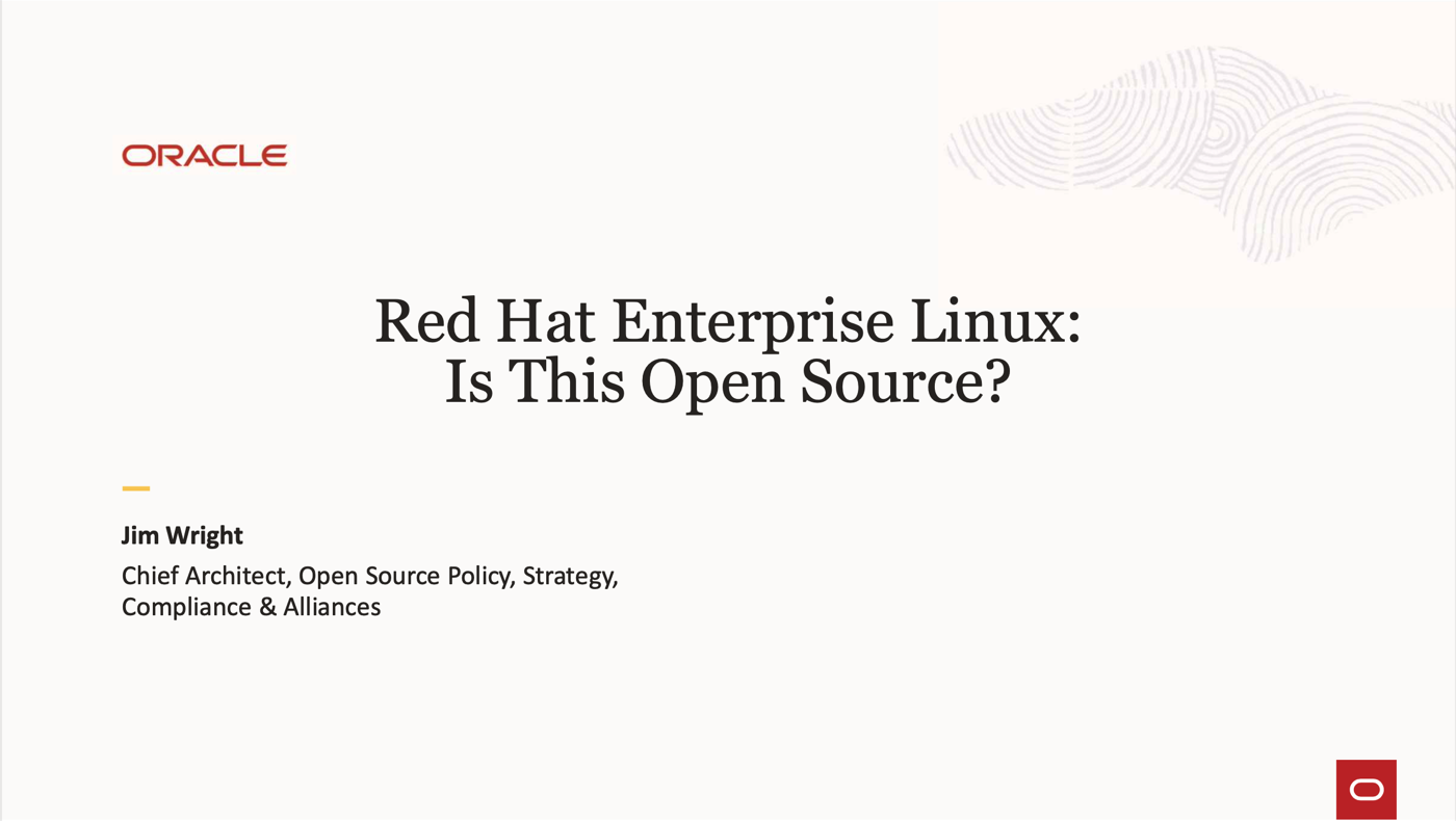 Red Hat Enterprise Linux: Is This Open Source?