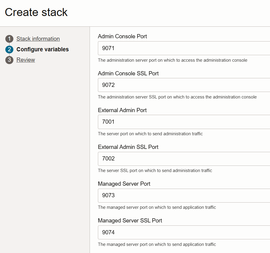 Figure 4. Customize the resource names in secondary to be the same as in primary.