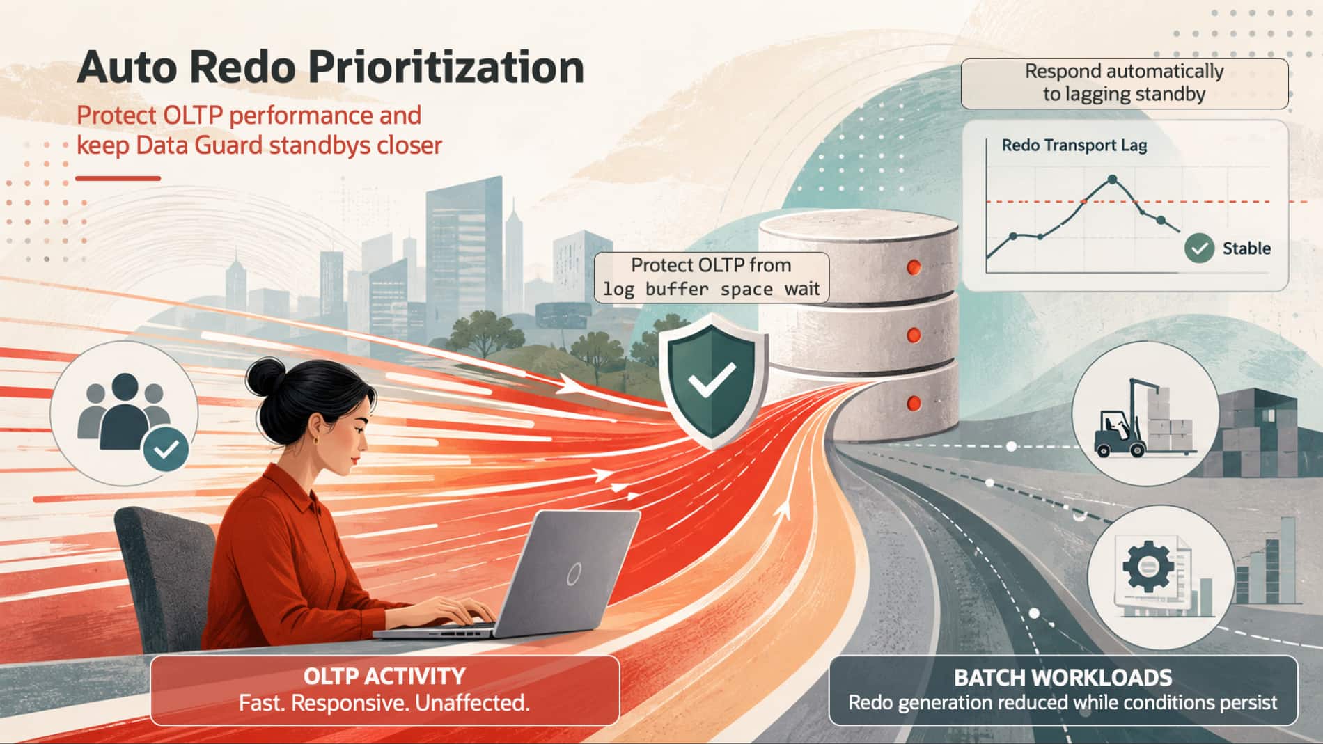 Auto Redo Prioritization: helping manage redo generation spikes
