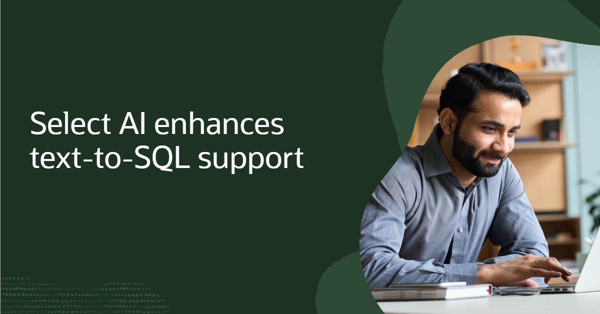 Select AI Enhances Text-to-SQL Support