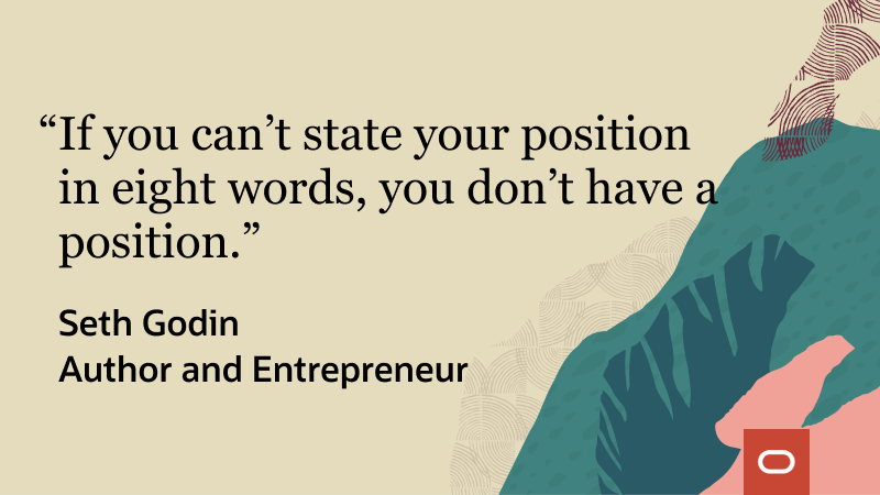 A marketing strategy tip from Seth Godin