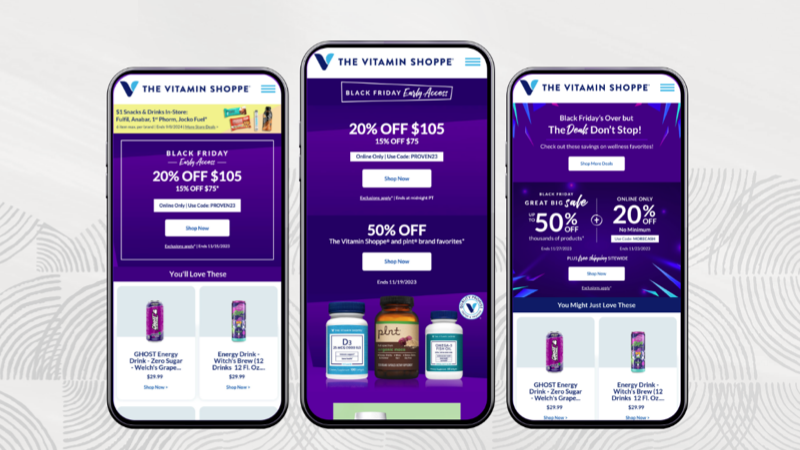 The Vitamin Shoppe's holiday campaigns won a Gold MarCom Award